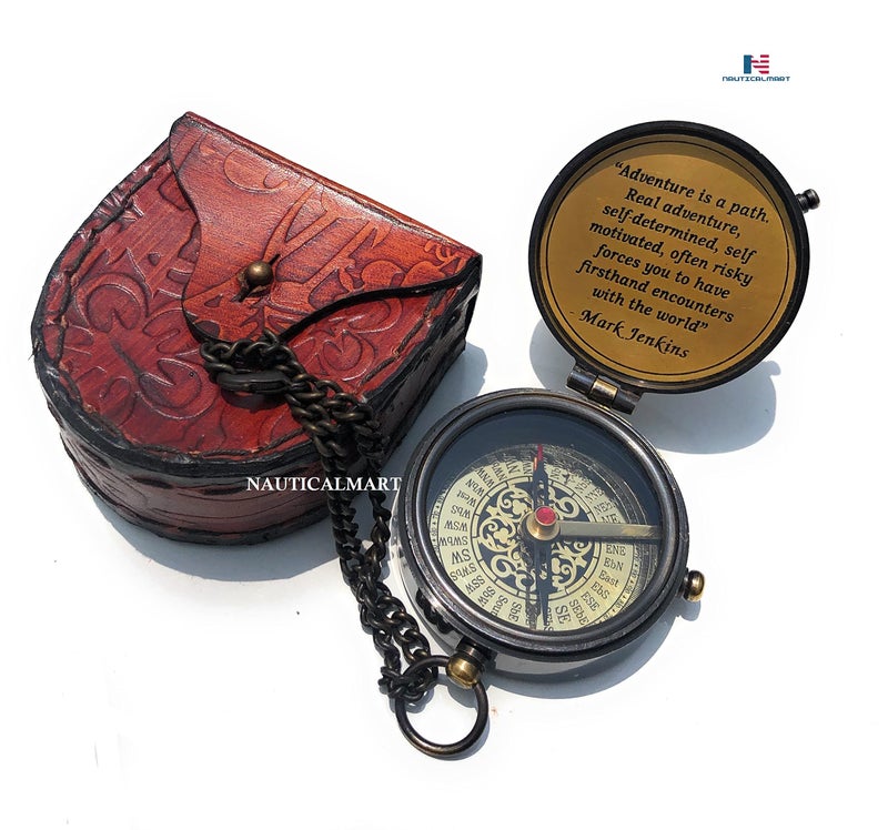NAUTICALMART Eagle Compass Engraved Vintage Ship Functional Gift Compass Baptism Collectible Gift, Perfect for Christmas & Holiday Gifting - Image 2